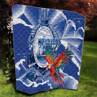 Honduras Scarlet Macaw Quilt Happy Independence Day