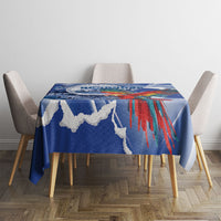Honduras Scarlet Macaw Tablecloth Happy Independence Day