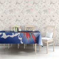 Honduras Scarlet Macaw Tablecloth Happy Independence Day