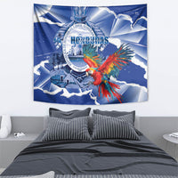 Honduras Scarlet Macaw Tapestry Happy Independence Day