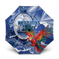 Honduras Scarlet Macaw Umbrella Happy Independence Day