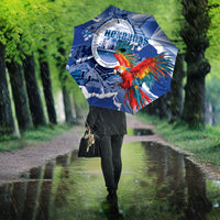 Honduras Scarlet Macaw Umbrella Happy Independence Day
