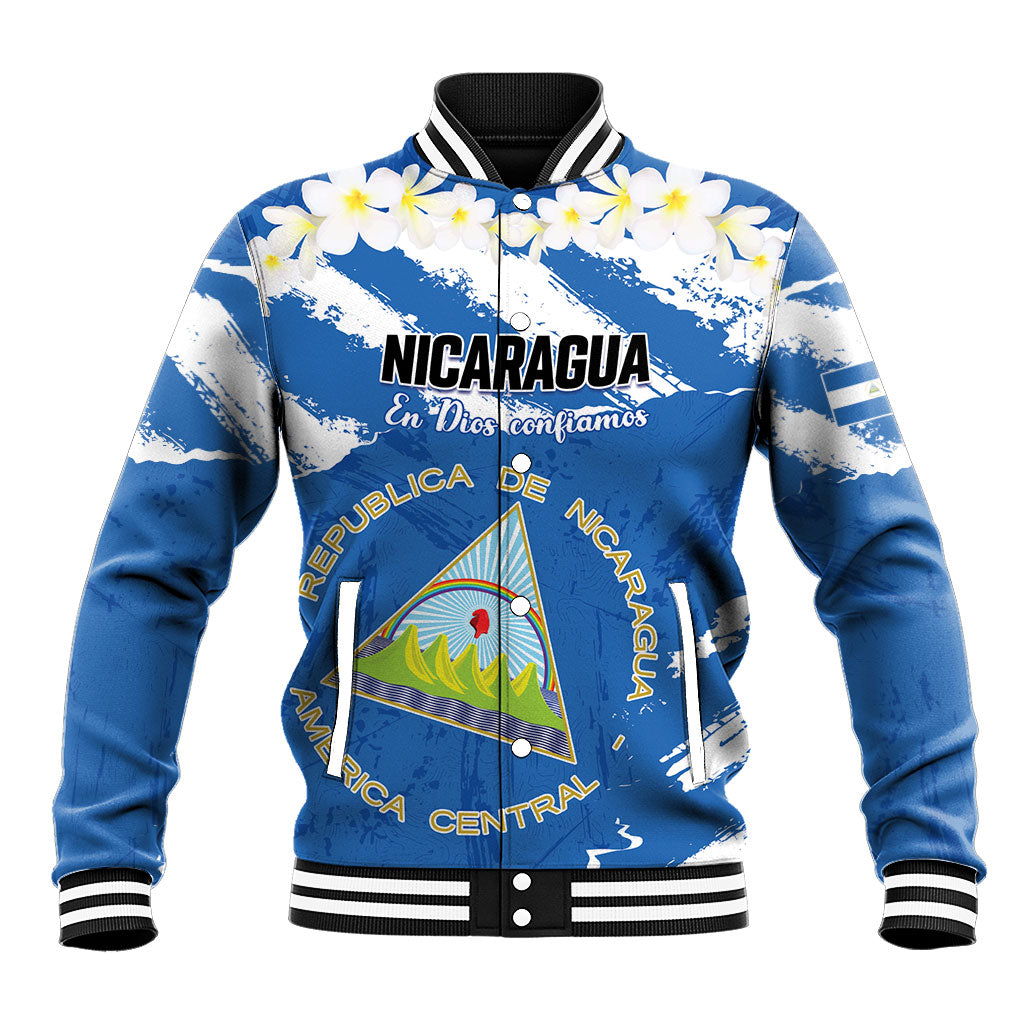 Personalized Nicaragua Sacuanjoche Baseball Jacket Happy Independence Day