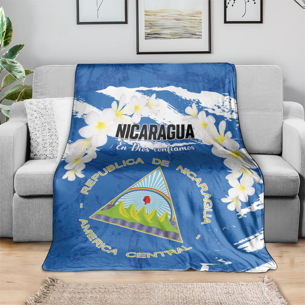 Nicaragua Sacuanjoche Blanket Happy Independence Day