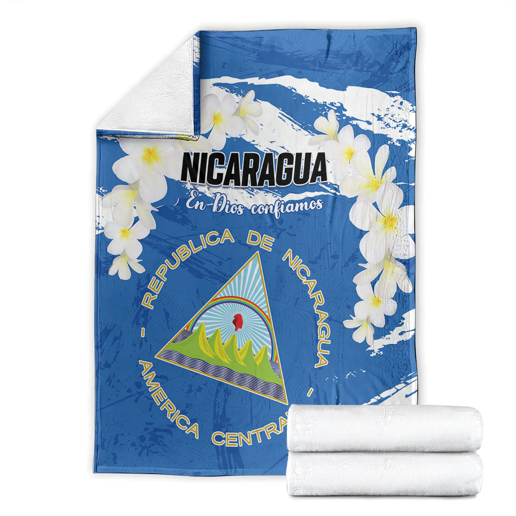 Nicaragua Sacuanjoche Blanket Happy Independence Day
