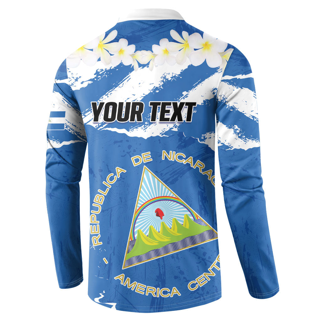 Personalized Nicaragua Sacuanjoche Button Sweatshirt Happy Independence Day