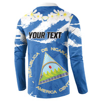 Personalized Nicaragua Sacuanjoche Button Sweatshirt Happy Independence Day