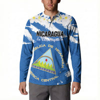 Personalized Nicaragua Sacuanjoche Button Sweatshirt Happy Independence Day