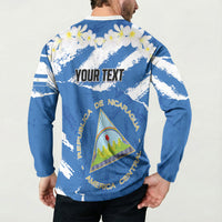 Personalized Nicaragua Sacuanjoche Button Sweatshirt Happy Independence Day