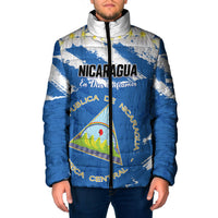 Personalized Nicaragua Sacuanjoche Padded Jacket Happy Independence Day