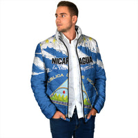 Personalized Nicaragua Sacuanjoche Padded Jacket Happy Independence Day