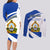 Honduras Independence Day Couples Matching Long Sleeve Bodycon Dress and Long Sleeve Button Shirts Map With Coat Of Arms - Wonder Print Shop