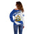 Honduras Independence Day Off Shoulder Sweater Map With Coat Of Arms - Wonder Print Shop