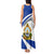 Honduras Independence Day Tank Maxi Dress Map With Coat Of Arms - Wonder Print Shop