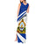 Honduras Independence Day Tank Maxi Dress Map With Coat Of Arms - Wonder Print Shop