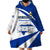 Honduras Independence Day Wearable Blanket Hoodie Map With Coat Of Arms - Wonder Print Shop