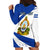 Personalised Honduras Independence Day Hoodie Dress Map With Coat Of Arms - Wonder Print Shop