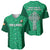 Ireland Rugby Baseball Jersey Irish Celtic Cross Mix Shamrock Pattern - Wonder Print Shop