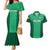 Ireland Rugby Couples Matching Mermaid Dress and Hawaiian Shirt Irish Celtic Cross Mix Shamrock Pattern - Wonder Print Shop