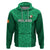 Ireland Rugby Hoodie Irish Celtic Cross Mix Shamrock Pattern - Wonder Print Shop