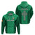 Ireland Rugby Hoodie Irish Celtic Cross Mix Shamrock Pattern - Wonder Print Shop