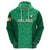 Ireland Rugby Hoodie Irish Celtic Cross Mix Shamrock Pattern - Wonder Print Shop