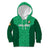 Ireland Rugby Kid Hoodie Irish Celtic Cross Mix Shamrock Pattern - Wonder Print Shop