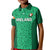 Ireland Rugby Kid Polo Shirt Irish Celtic Cross Mix Shamrock Pattern - Wonder Print Shop