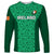 Ireland Rugby Long Sleeve Shirt Irish Celtic Cross Mix Shamrock Pattern - Wonder Print Shop