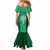 Ireland Rugby Mermaid Dress Irish Celtic Cross Mix Shamrock Pattern - Wonder Print Shop