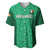 Custom Ireland Rugby Baseball Jersey Irish Celtic Cross Mix Shamrock Pattern - Wonder Print Shop