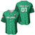 Custom Ireland Rugby Baseball Jersey Irish Celtic Cross Mix Shamrock Pattern - Wonder Print Shop