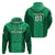 Custom Ireland Rugby Hoodie Irish Celtic Cross Mix Shamrock Pattern - Wonder Print Shop