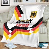 White Germany Unity Day 1990 blanket showing “Germany 1990” text and crest