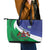 Lesotho 1966 Unique Leather Tote Bag Spiral Aloe Coat of Arms