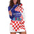 Personalized Croatia Independence Day 1991 Hoodie Dress Sretan Dan neovisnosti Hrvatske