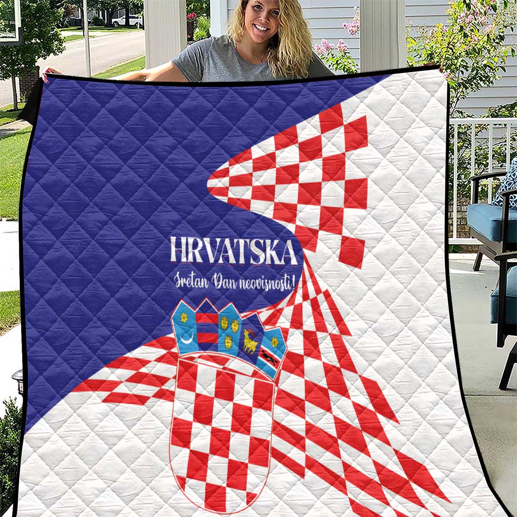 Croatia Independence Day 1991 Quilt Sretan Dan neovisnosti Hrvatske