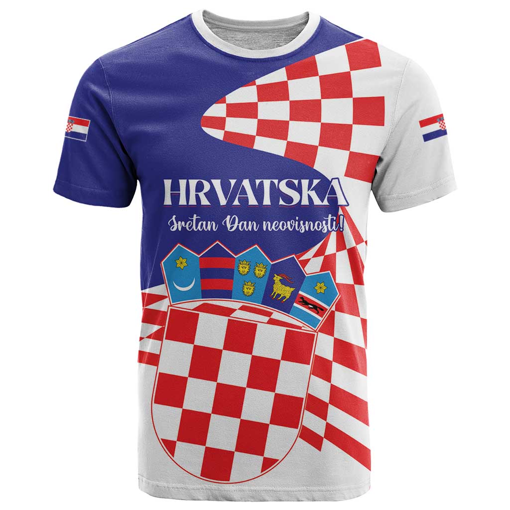 Personalized Croatia Independence Day 1991 T Shirt Sretan Dan neovisnosti Hrvatske