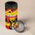 Personalized Uganda Independence Day 1962 4 in 1 Can Cooler Tumbler African Pattern - Wonder Print Shop