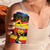 Personalized Uganda Independence Day 1962 4 in 1 Can Cooler Tumbler African Pattern - Wonder Print Shop