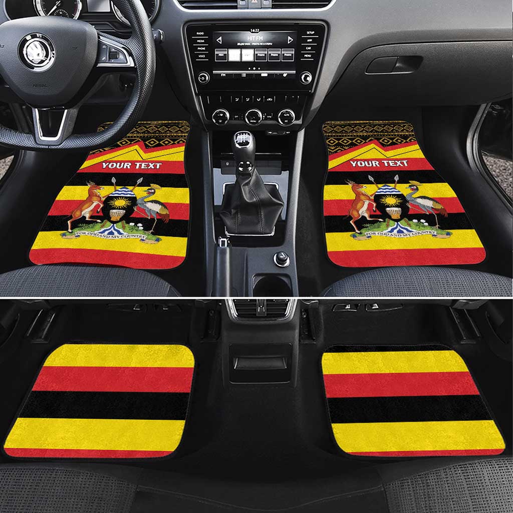 Uganda Independence Day 1962 Car Mats African Pattern - Wonder Print Shop