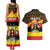 Personalized Uganda Independence Day 1962 Couples Matching Tank Maxi Dress and Hawaiian Shirt African Pattern - Wonder Print Shop