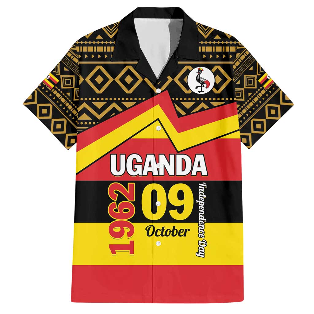 Personalized Uganda Independence Day 1962 Hawaiian Shirt African Pattern - Wonder Print Shop