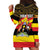 Personalized Uganda Independence Day 1962 Hoodie Dress African Pattern - Wonder Print Shop