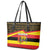 Uganda Independence Day 1962 Leather Tote Bag African Pattern - Wonder Print Shop