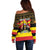 Personalized Uganda Independence Day 1962 Off Shoulder Sweater African Pattern - Wonder Print Shop