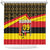 Uganda Independence Day 1962 Shower Curtain African Pattern