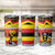 Personalized Uganda Independence Day 1962 Tumbler Cup African Pattern - Wonder Print Shop