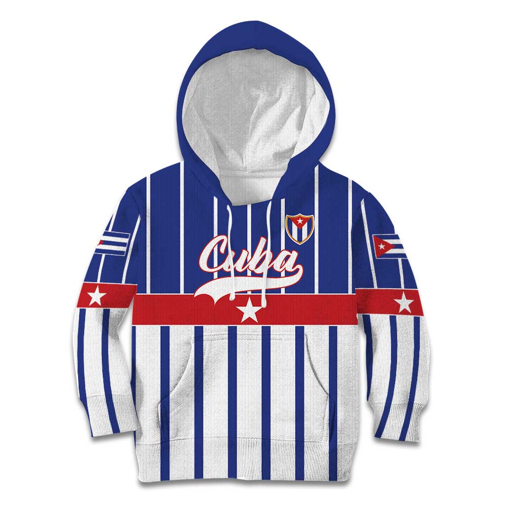 Personalized Cuba Kid Hoodie Simple Sporty Style - Wonder Print Shop