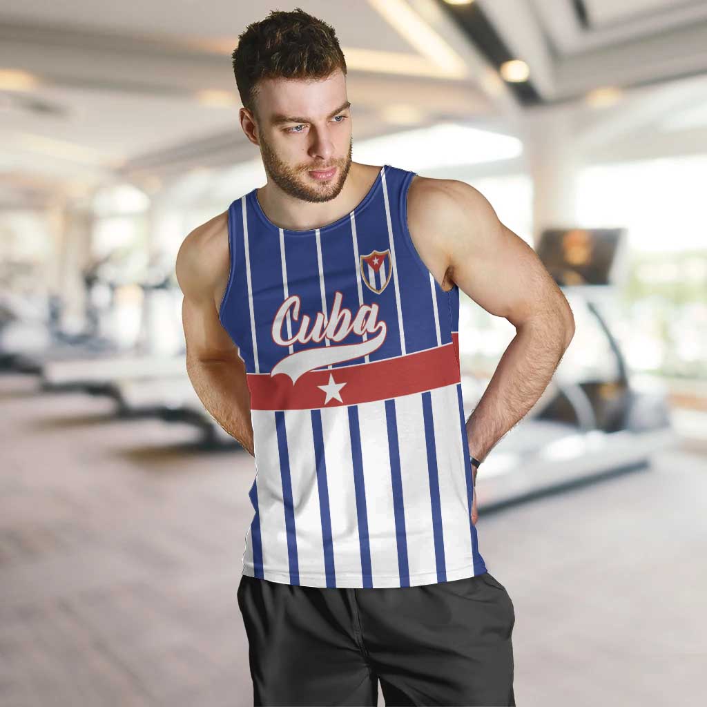 Personalized Cuba Men Tank Top Simple Sporty Style - Wonder Print Shop